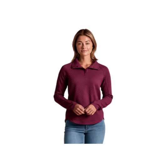 KUHL WOMEN'S ARGENTA PULLOVER- MULBERRY