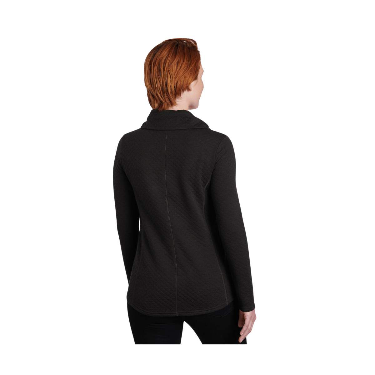 KUHL WOMEN'S ATHENA PULLOVER - BLACK - BACK VIEW