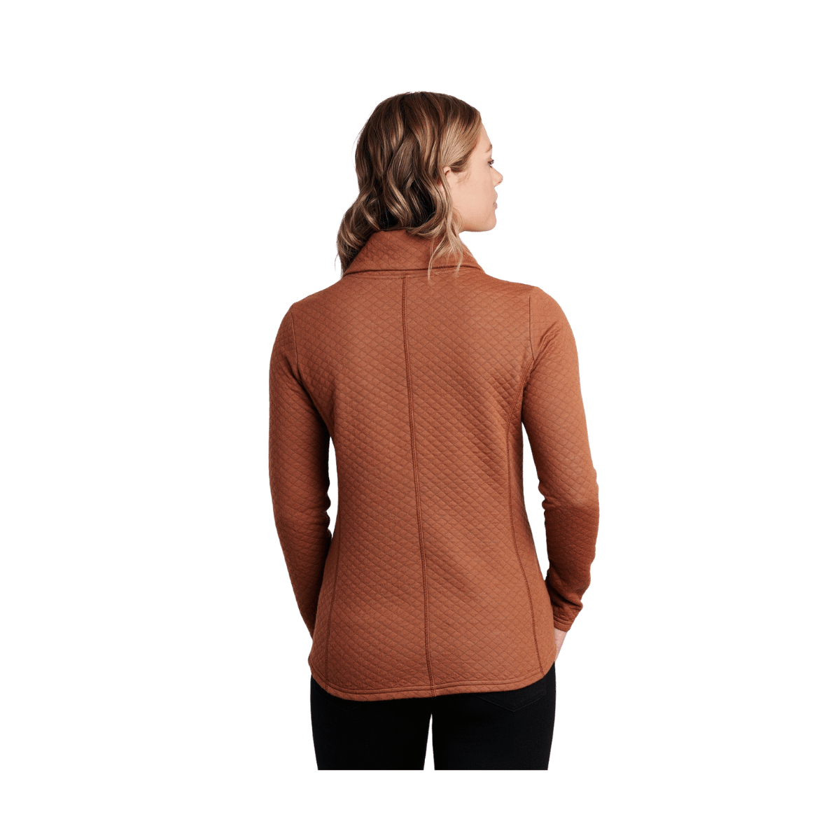 KUHL WOMEN'S ATHENA PULLOVER - COPPER - BACK VIEW