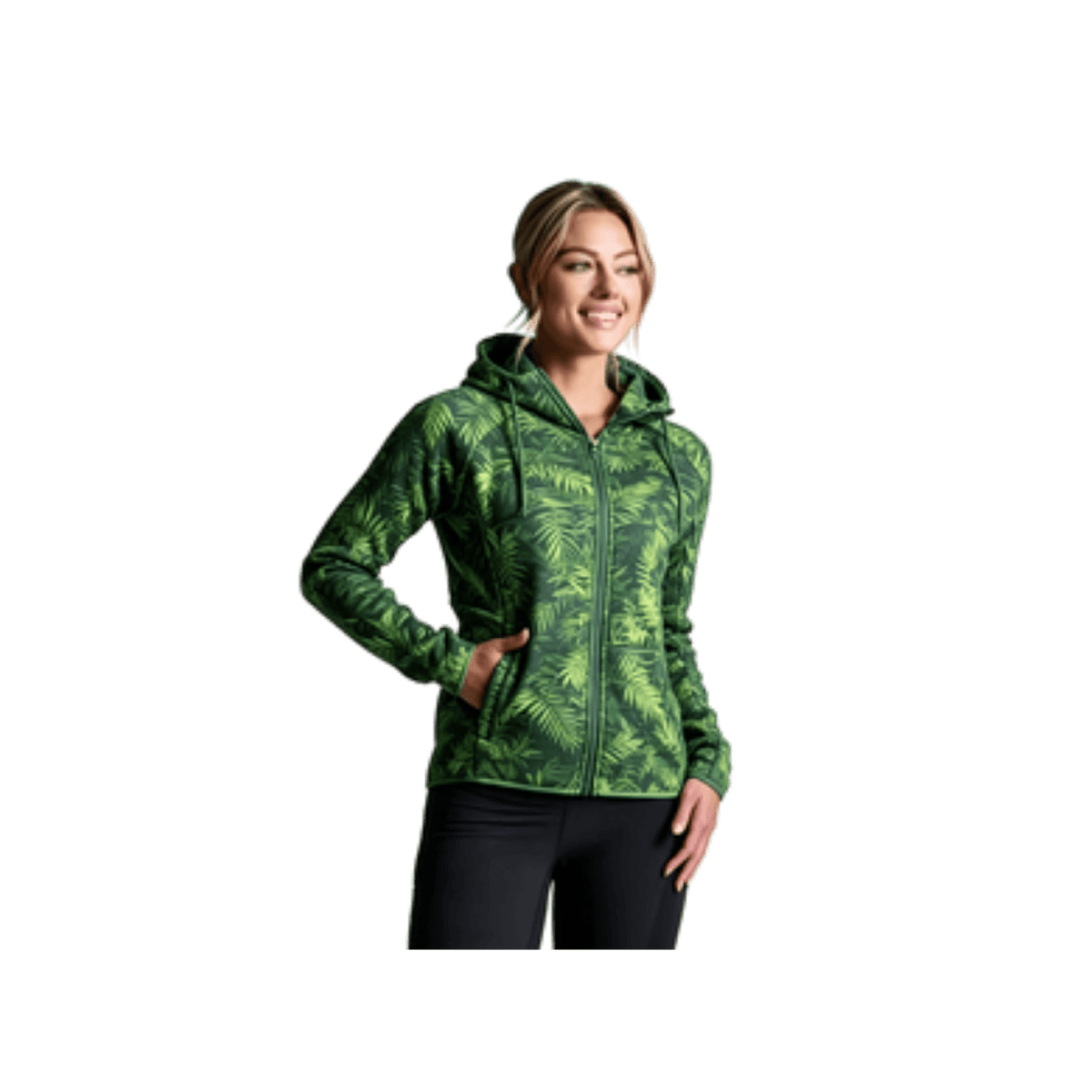 KUHL WOMEN'S AVALINE HOODY- RAIN FOREST