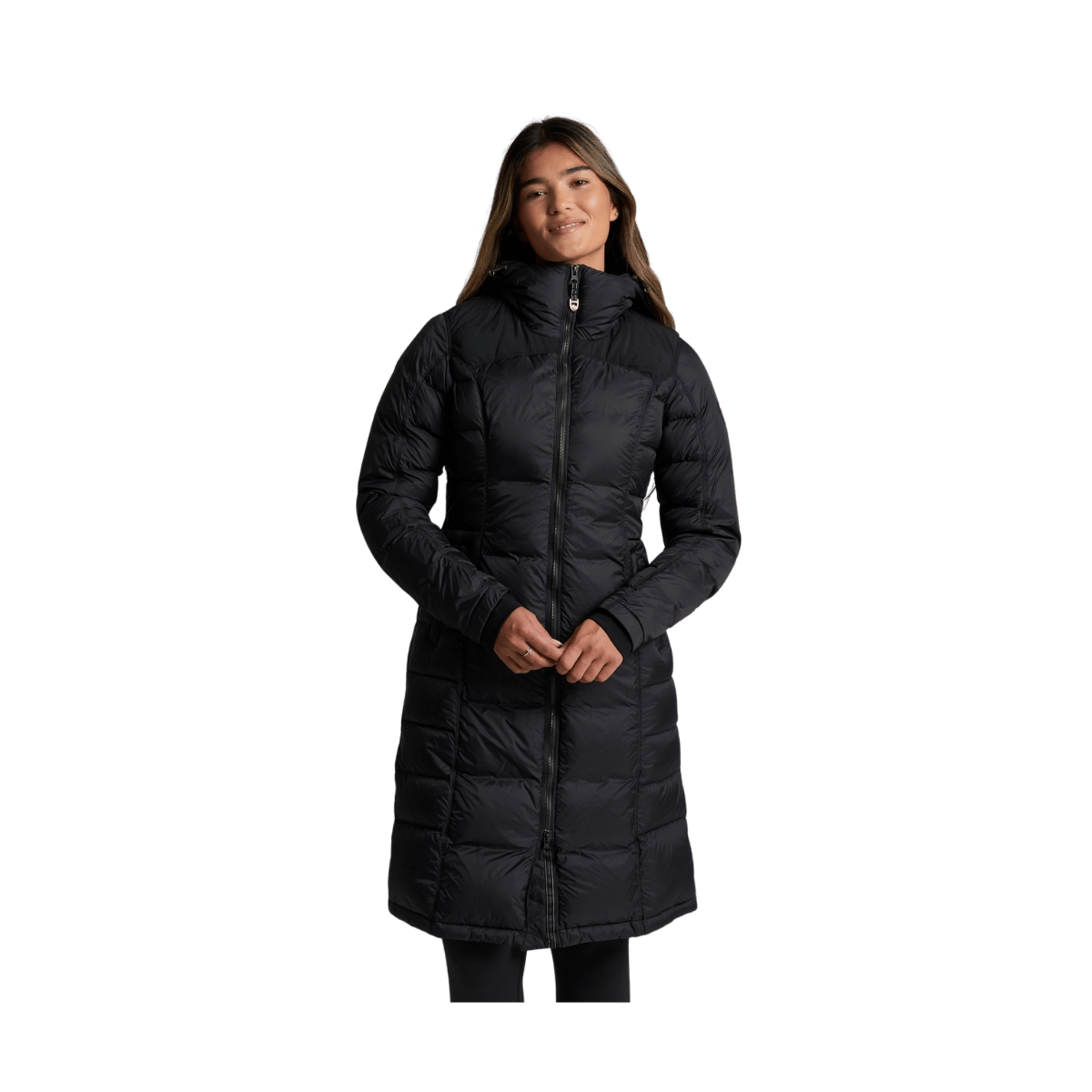 KUHL WOMEN'S CROSSFIRE DOWN PARKA - BLACKOUT - FRONT VIEW