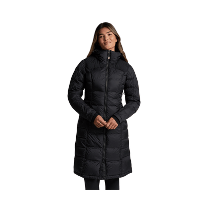 KUHL WOMEN'S CROSSFIRE DOWN PARKA - BLACKOUT - FRONT VIEW