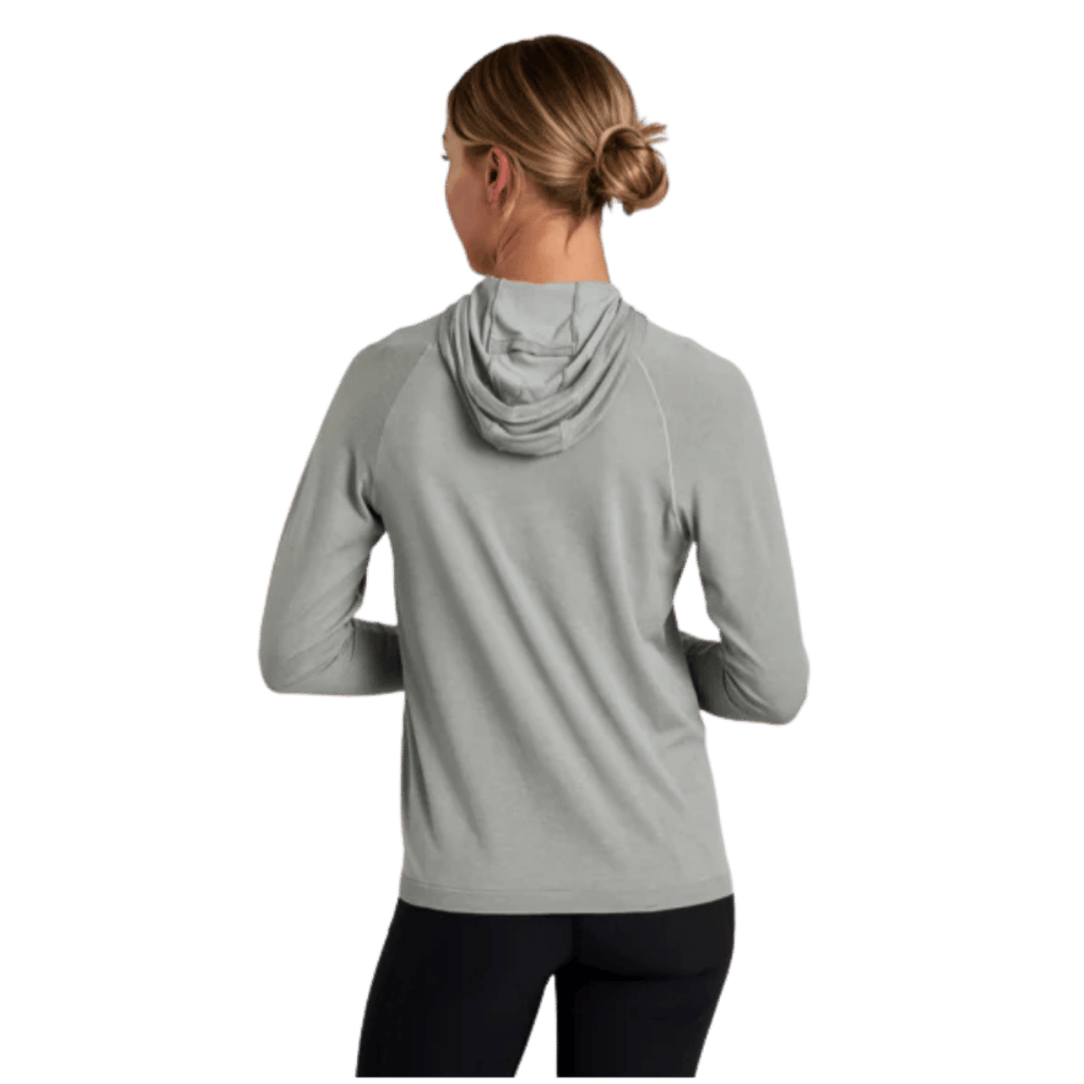 KUHL WOMEN'S ECLIPSER HOODY 4-WAY STRETCH - MIST - BACK VIEW
