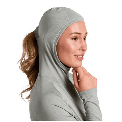 KUHL WOMEN'S ECLIPSER HOODY 4-WAY STRETCH - MIST - FEATURING VIEW
