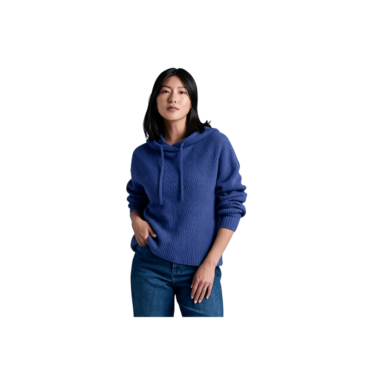 KUHL WOMEN'S FIRESIDE SWEATER HOODY- DEEP PERIWINKLE