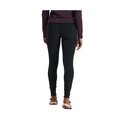KUHL WOMEN'S FROST SOFTSHELL TIGHT - RAVEN - BACK VIEW
