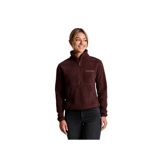 KUHL W HYGGE 1/2 ZIP FRENCH ROAST