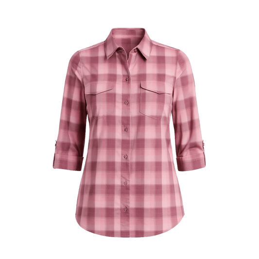 KUHL WOMEN'S KAMP LONG SLEEVE SHIRT - PRIMROSE PLAID