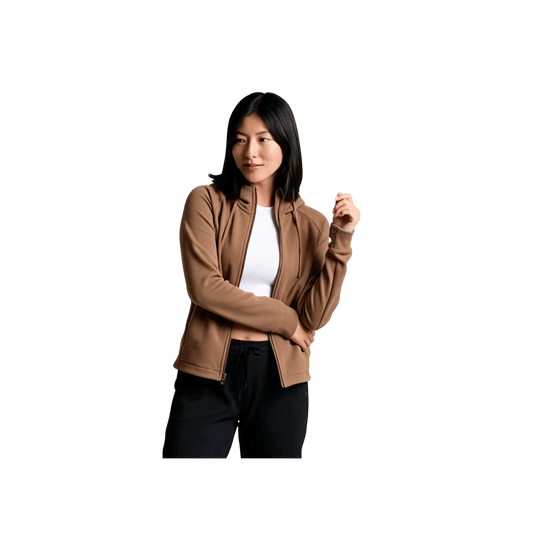 KUHL W KARISMA FZ HOODY COFFEE