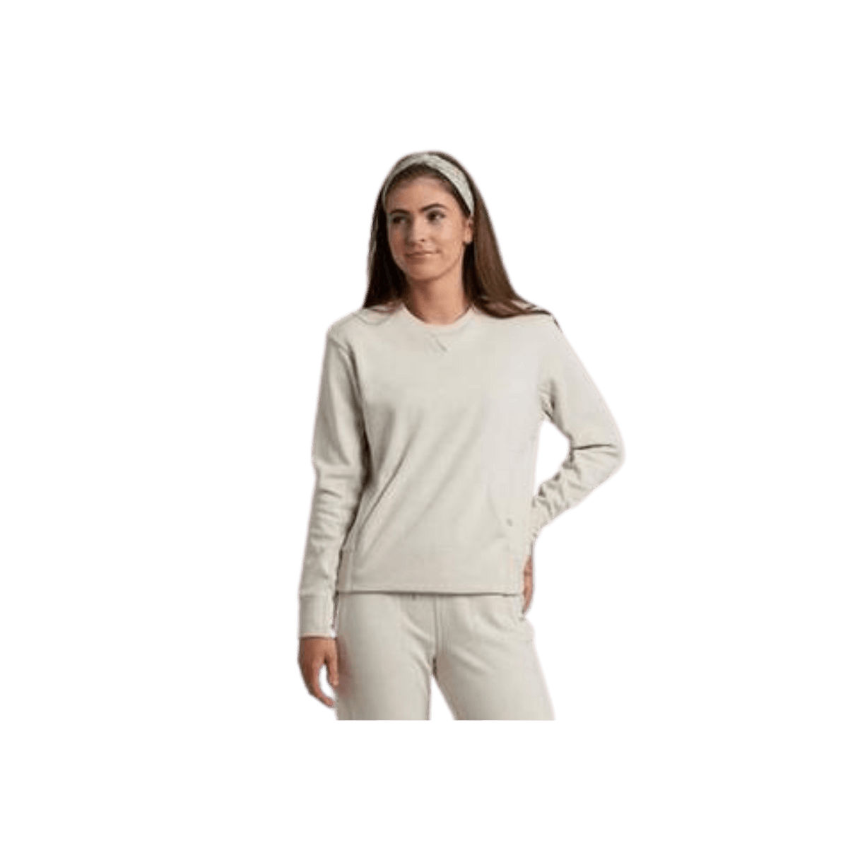 KUHL WOMEN'S KOZY CREW SWEATSHIRT- NATURAL