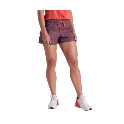 KUHL WOMEN'S KRUISER GETAWAY SHORT 3" - ORCHID PRINT - FRONT VIEW