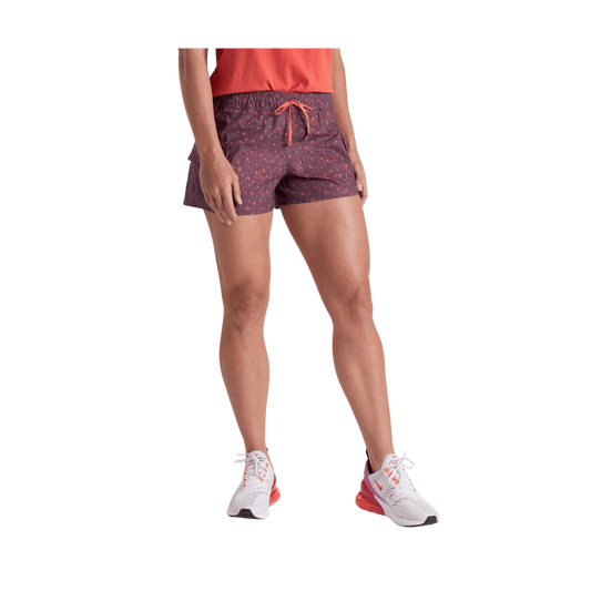 KUHL WOMEN'S KRUISER GETAWAY SHORT 3" - ORCHID PRINT - FRONT VIEW