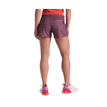 KUHL WOMEN'S KRUISER GETAWAY SHORT 3" - ORCHID PRINT - BACK VIEW