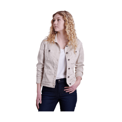 KUHL WOMEN'S KULTIVATR JACKET - STONE - FRONT VIEW