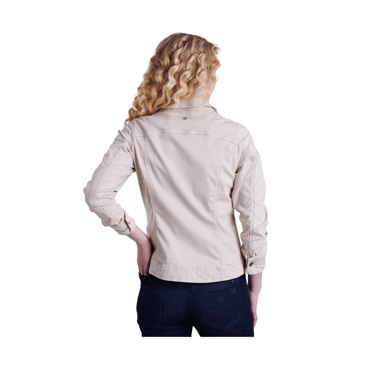 KUHL WOMEN'S KULTIVATR JACKET - STONE - BACK VIEW