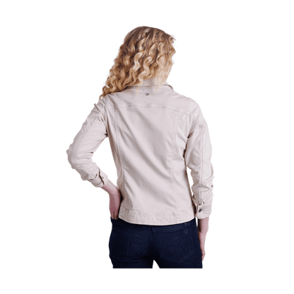 KUHL WOMEN'S KULTIVATR JACKET - STONE - BACK VIEW