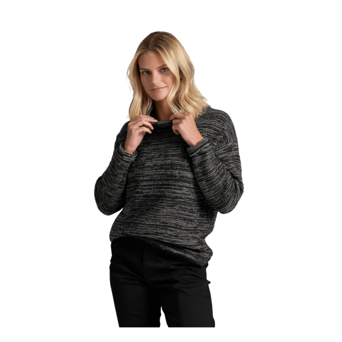 KUHL WOMEN'S NAOMI SWEATER- BLACK