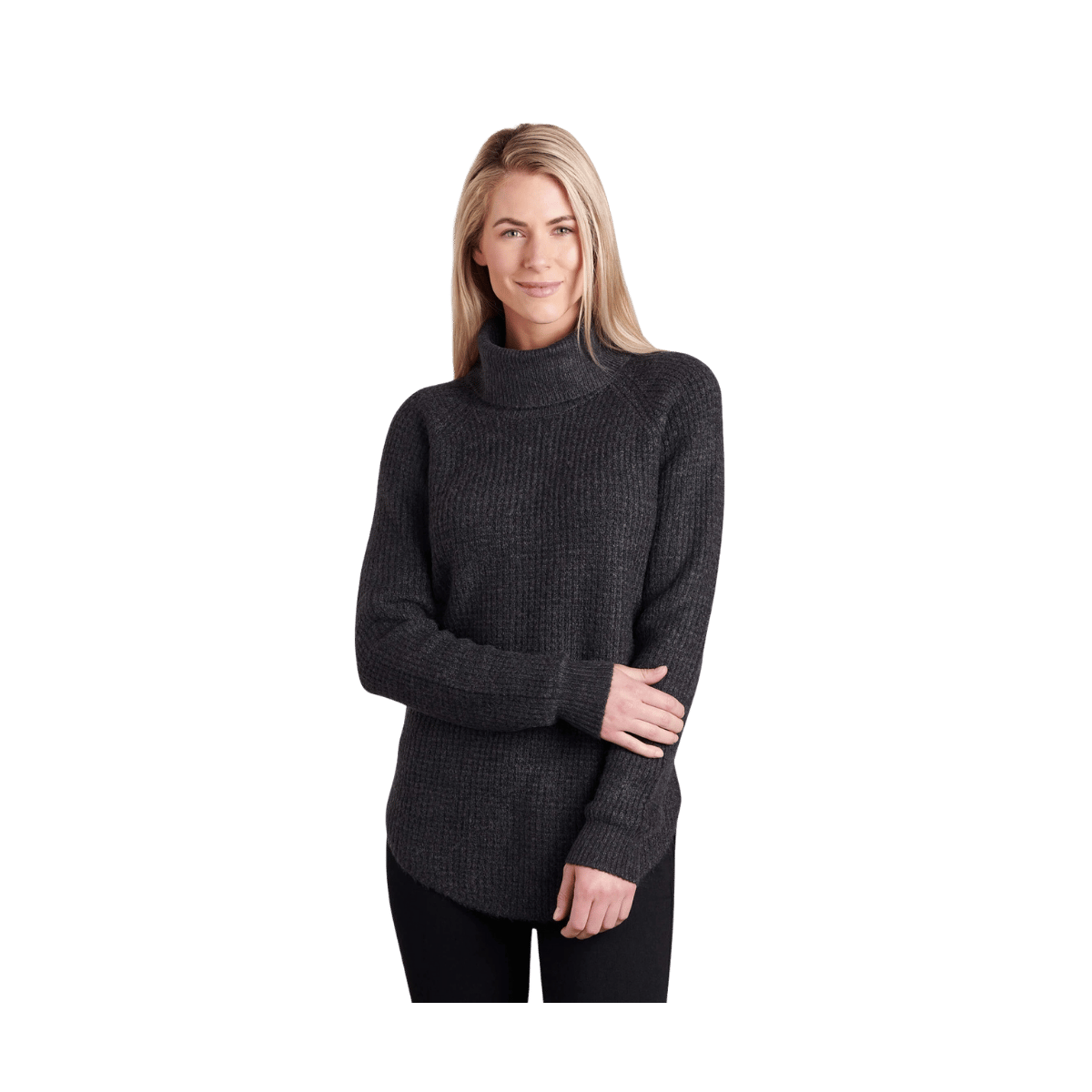 KUHL WOMEN'S SIENNA SWEATER - PAVEMENT - FRONT VIEW