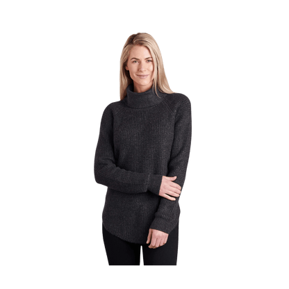 KUHL WOMEN'S SIENNA SWEATER - PAVEMENT - FRONT VIEW