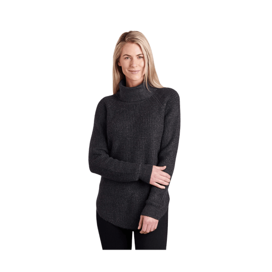 KUHL WOMEN'S SIENNA SWEATER - PAVEMENT - FRONT VIEW