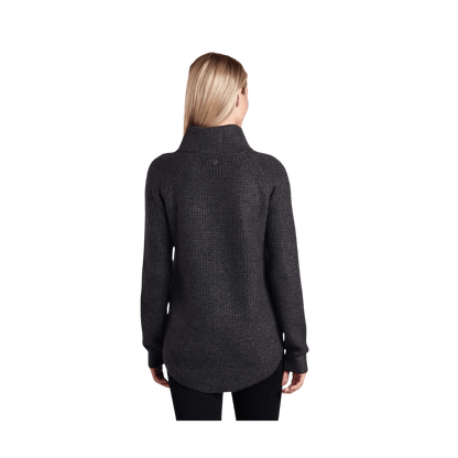 KUHL WOMEN'S SIENNA SWEATER - PAVEMENT - BACK VIEW