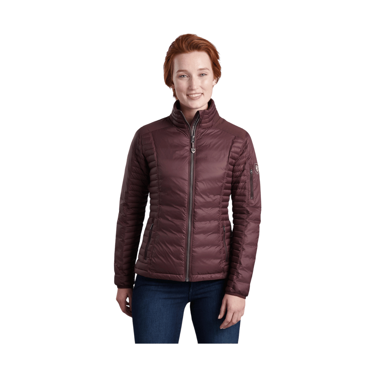 KUHL WOMEN'S SPYFIRE DOWN PARKA - KALAMATA -  FRONT VIEW