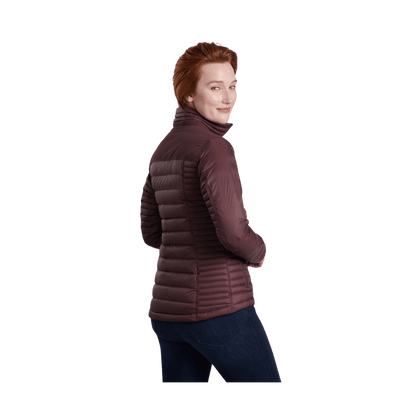 KUHL WOMEN'S SPYFIRE DOWN PARKA - KALAMATA - SIDE VIEW