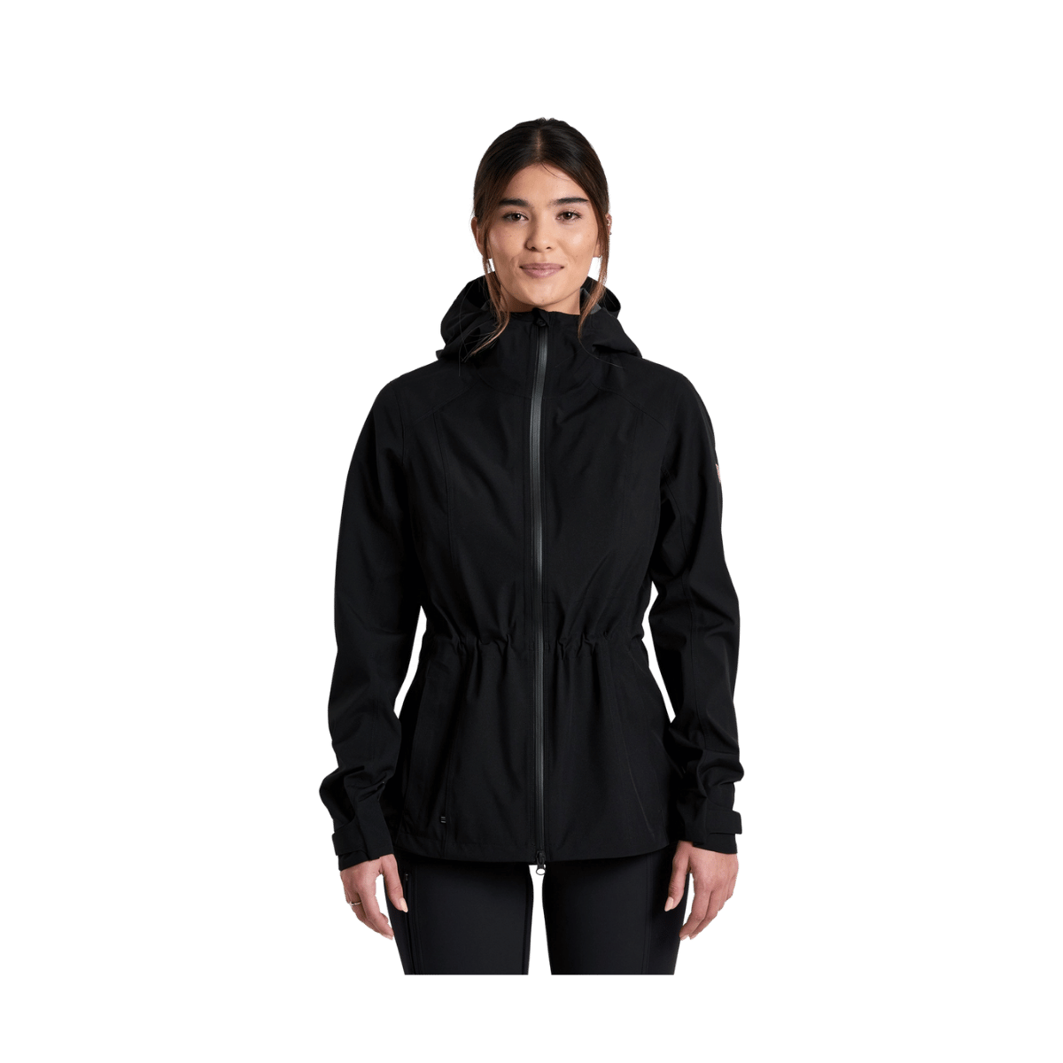 KUHL WOMEN'S STRETCH VOYAGR JACKET - BLACKOUT - FRONT VIEW