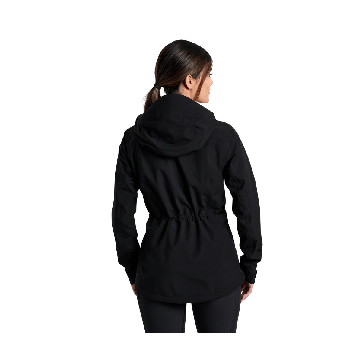 KUHL WOMEN'S STRETCH VOYAGR JACKET - BLACKOUT - BACK VIEW