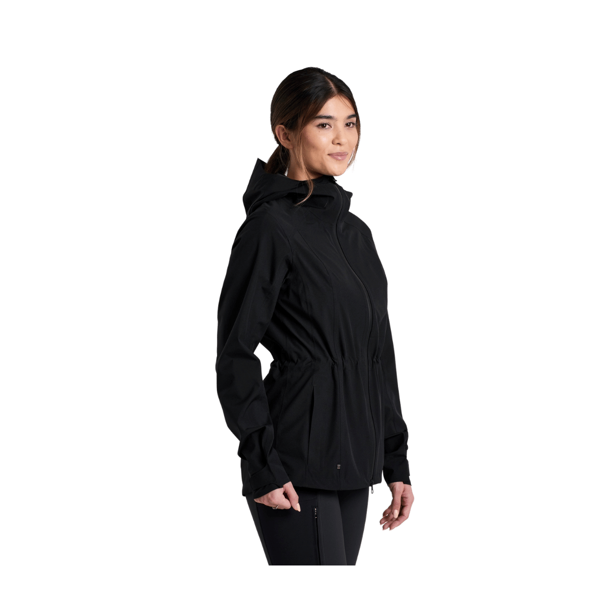 KUHL WOMEN'S STRETCH VOYAGR JACKET - BLACKOUT - SIDE  VIEW