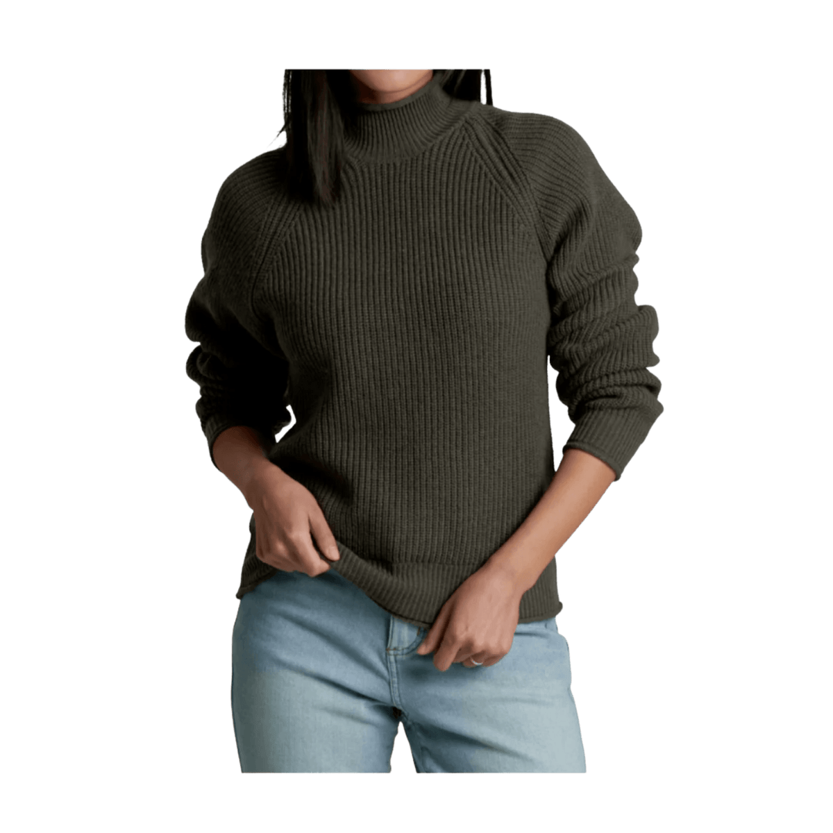 KUHL WOMEN'S STROVA ROLL NECK SWEATER- ROSEMARY