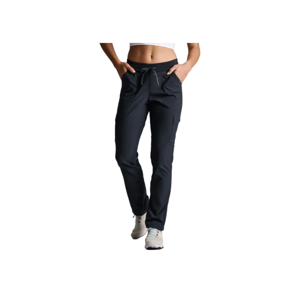 KUHL WOMEN'S TREKR STRAIGHT LEG PANT- BLACK