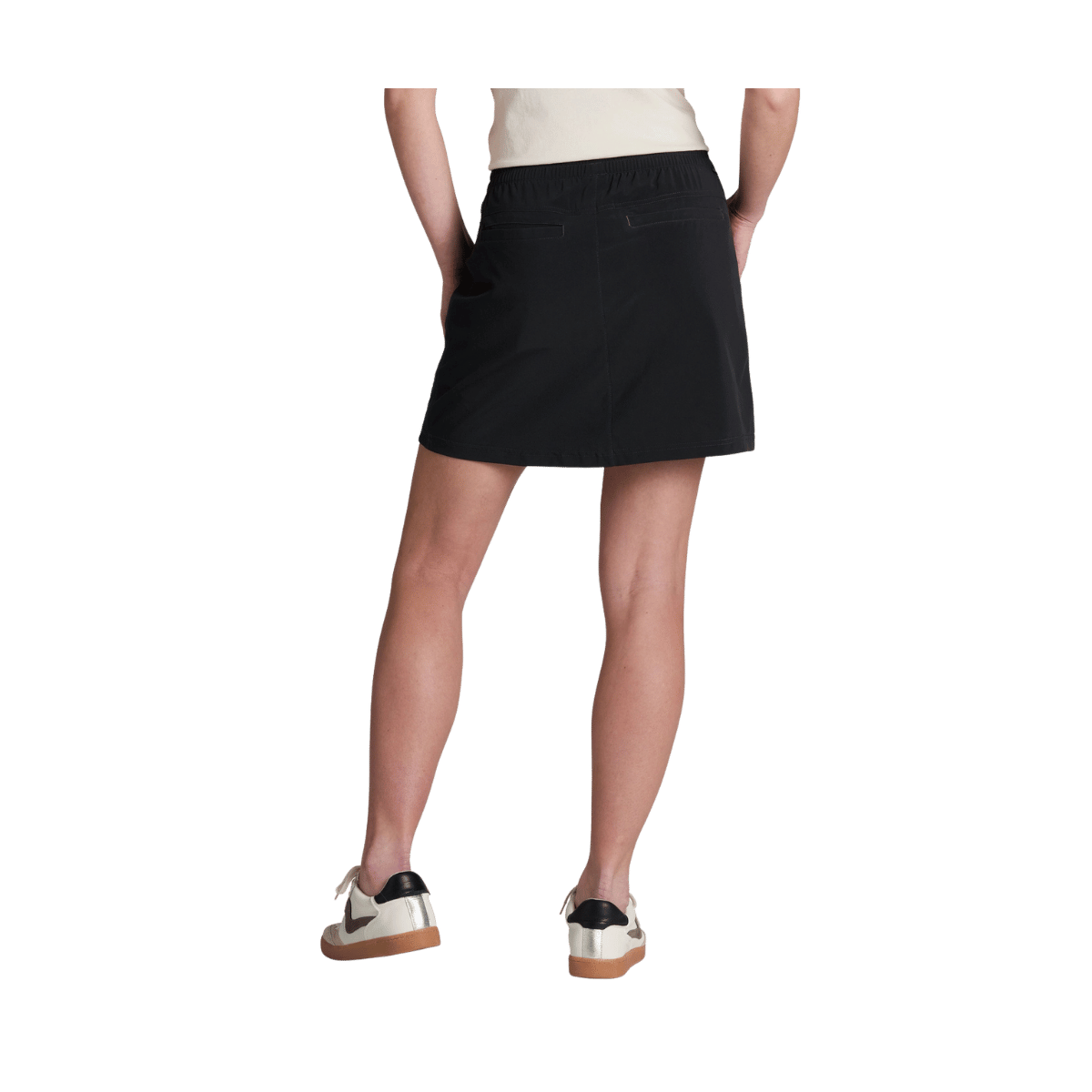 KUHL WOMEN'S VANTAGE SKORT - BLACK - BACK VIEW