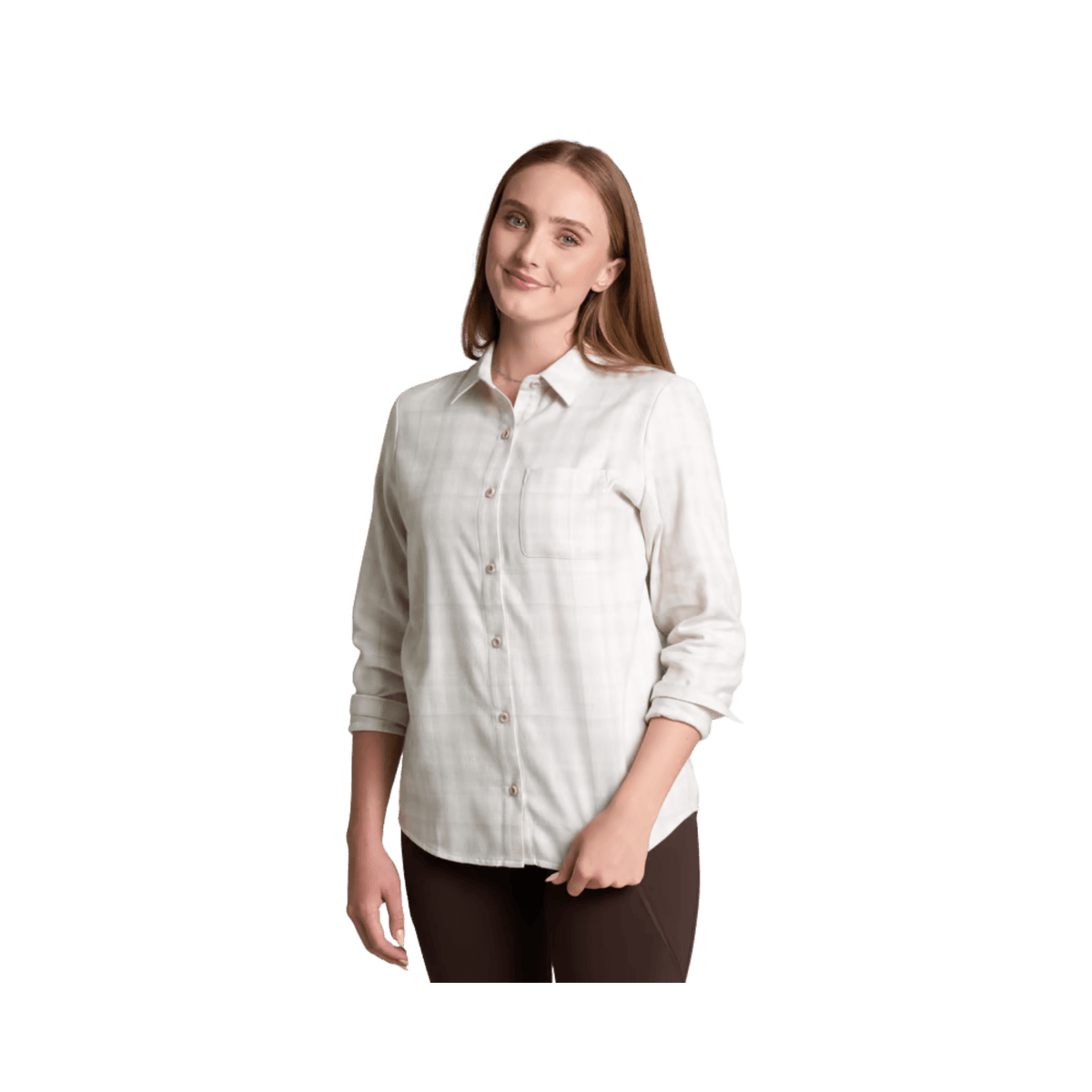 KUHL WOMAN'S WHISPER FLANNEL- SEA SALT