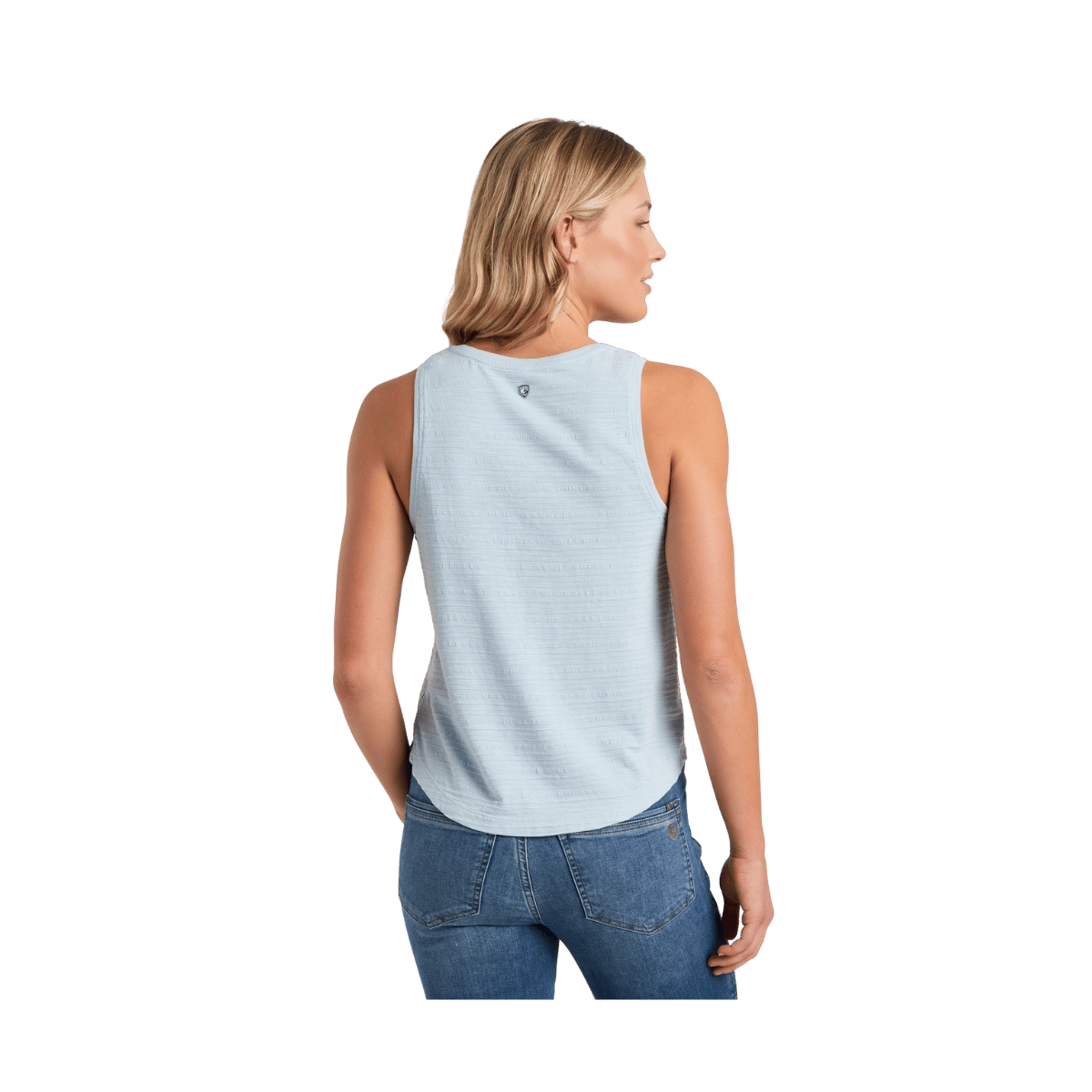 KUHL WOMEN'S WILLA HENLEY TANK - BLUEBELL - BACK VIEW