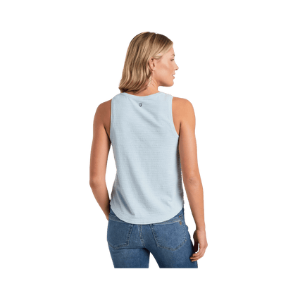 KUHL WOMEN'S WILLA HENLEY TANK - BLUEBELL - BACK VIEW