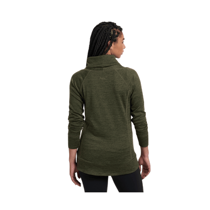 KUHL WOMEN'S LEA PULLOVER - DARK MOSS - BACK VIEW