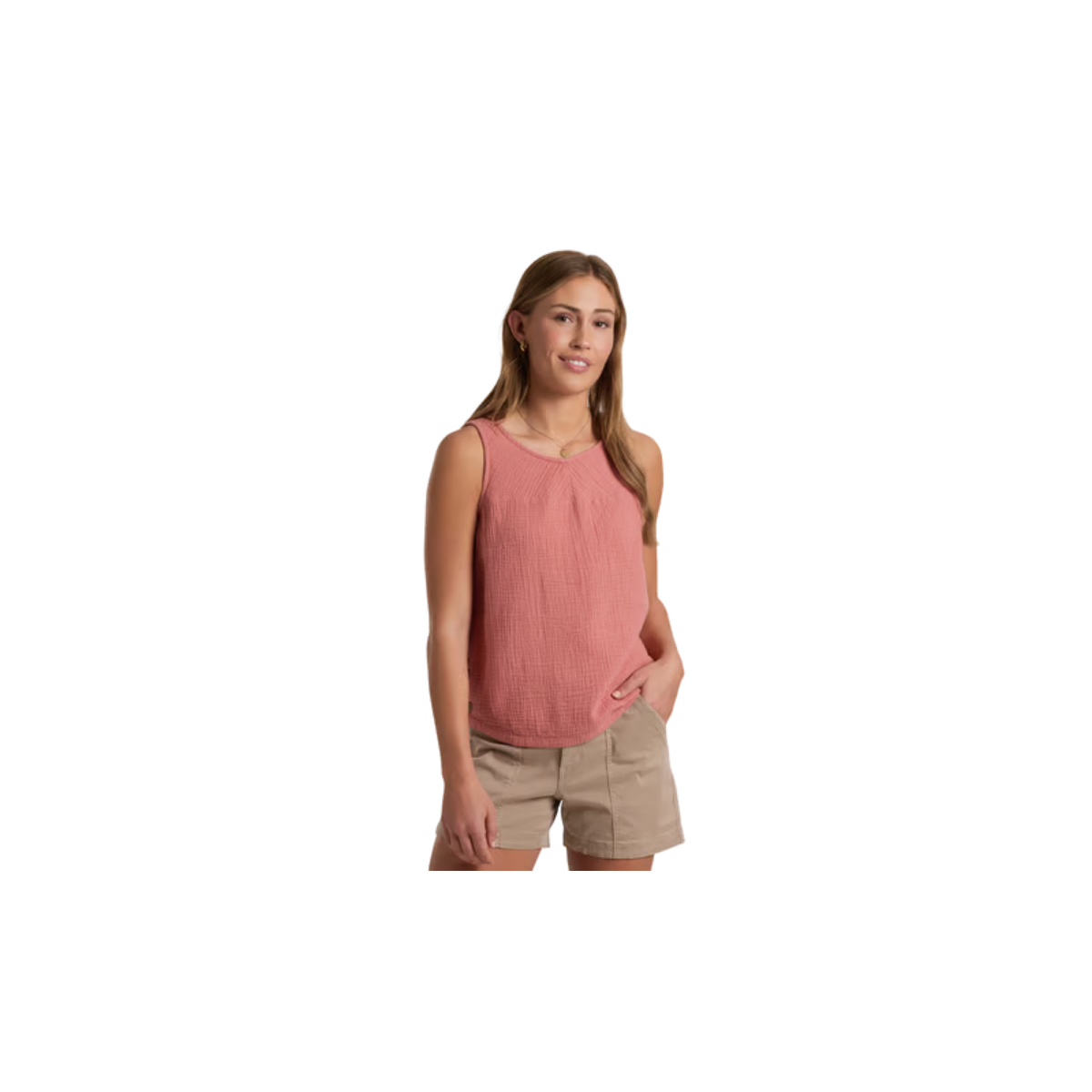 KUHL WOMENS KLOVER TANK CORAL ROSE