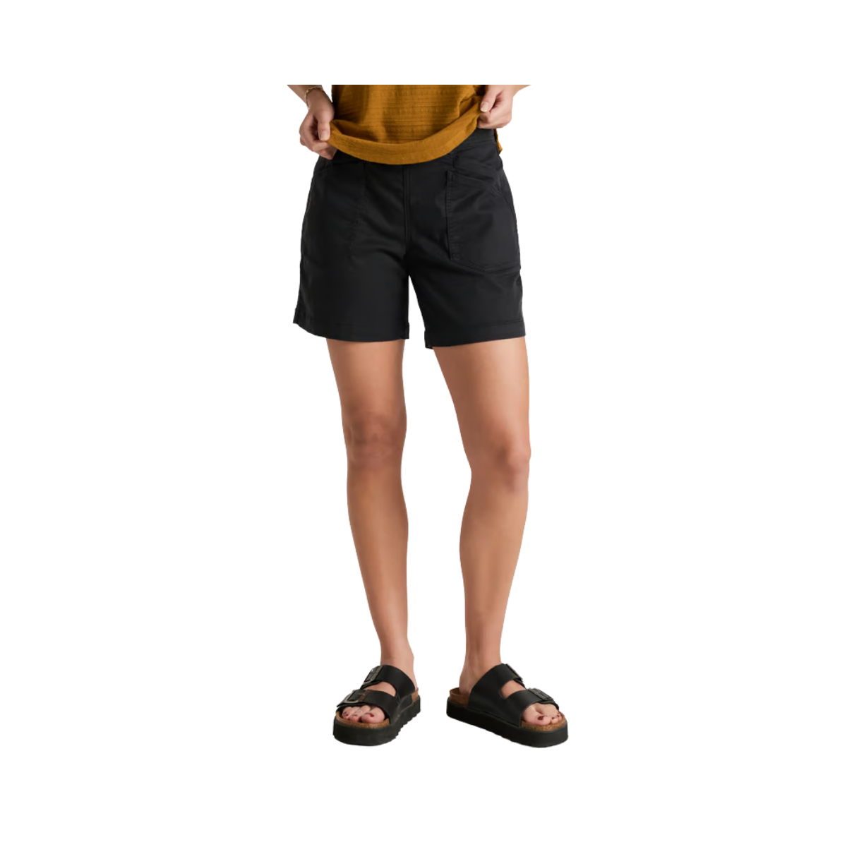 KUHL WOMENS KULTIVATR PULL ON SHORT 6" BLACKOUT