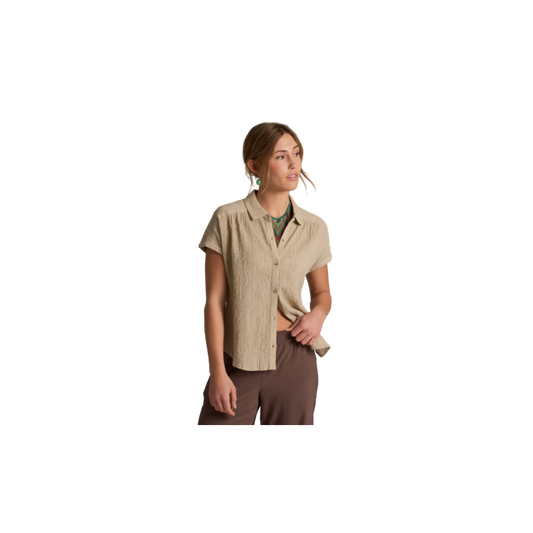 KUHL WOMENS MARLIE SHORT SLEEVE DRIFTWOOD