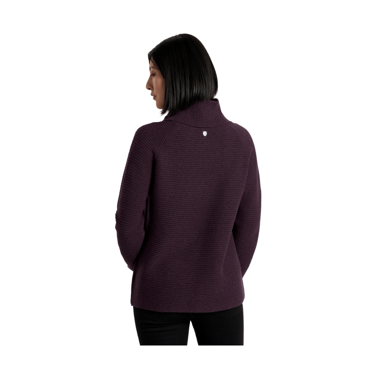 KUHL WOMEN'S SOLACE SWEATER - AUBERGE - BACK VIEW
