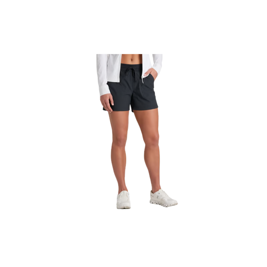 KUHL WOMENS TREKR PULL ON SHORT 4" BLACK