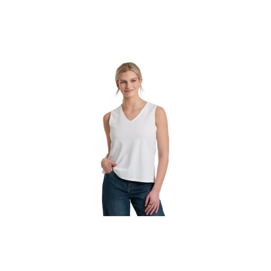 KUHL WOMENS VEGA TANK WHITE