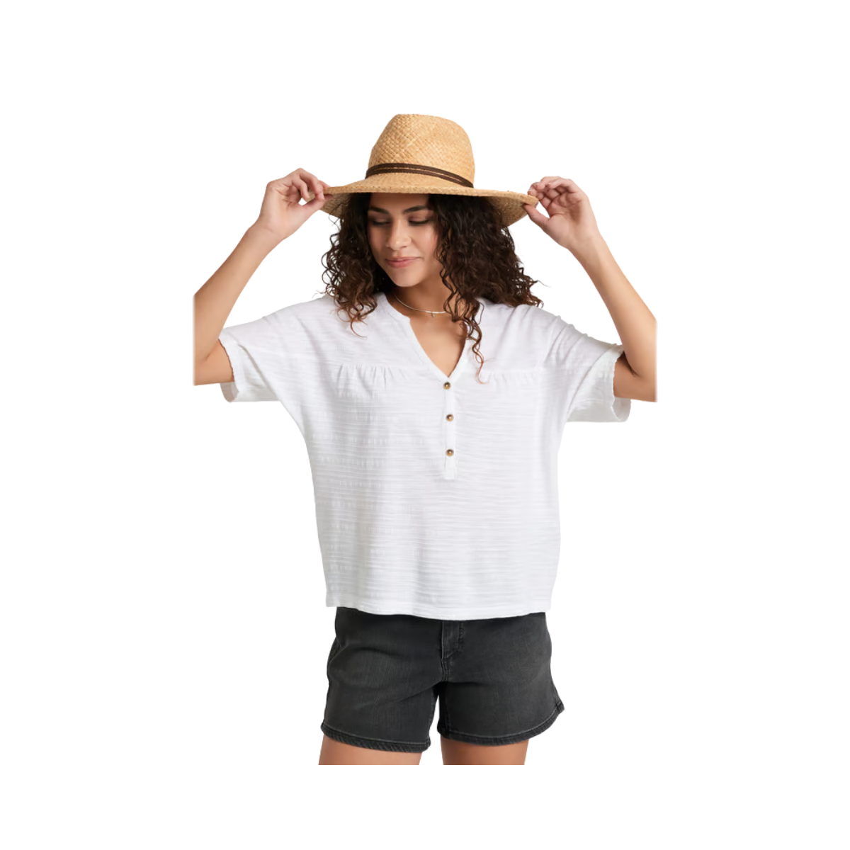 KUHL WOMENS WILLA SHORT SLEEVE WHITE