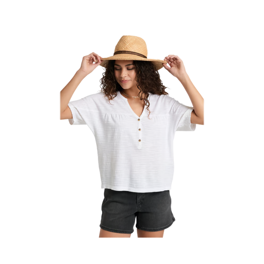 KUHL WOMENS WILLA SHORT SLEEVE WHITE