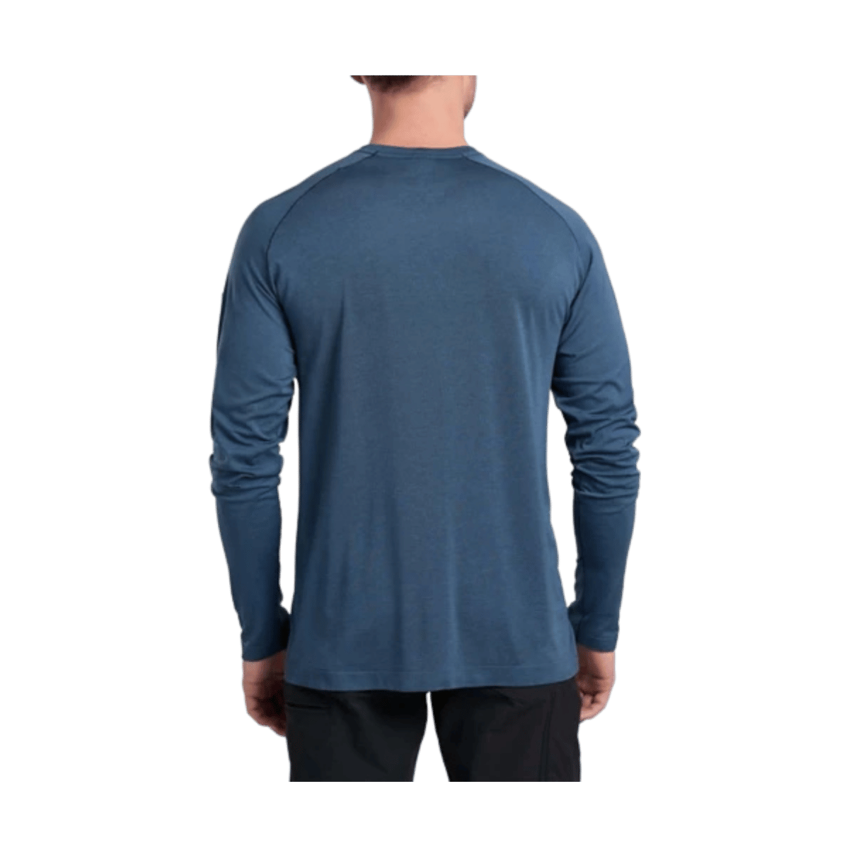 KUHL MEN'S ECLIPSER CREW LONG SLEEVE - PIRATE BLUE - BACK VIEW