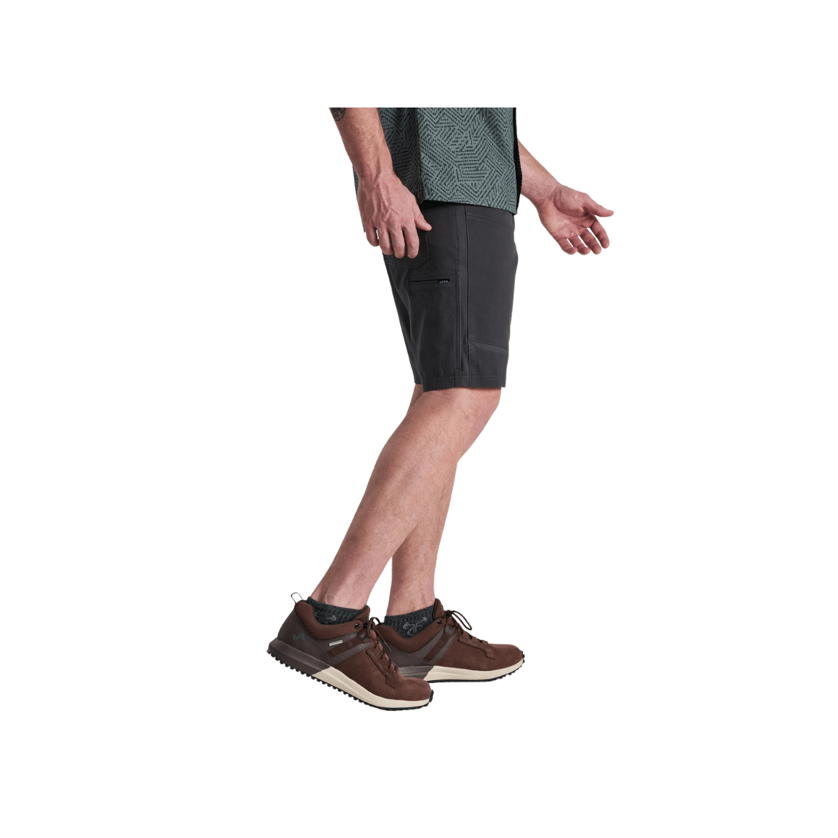 KUHL MEN'S FREE RADIKL SHORT 10" - INK BLACK - SIDE VIEW