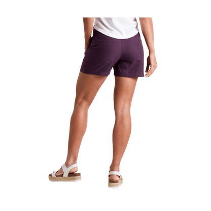 KUHL WOMEN'S FRESCO SHORT 4" - ELDERBERRY - BACK VIEW