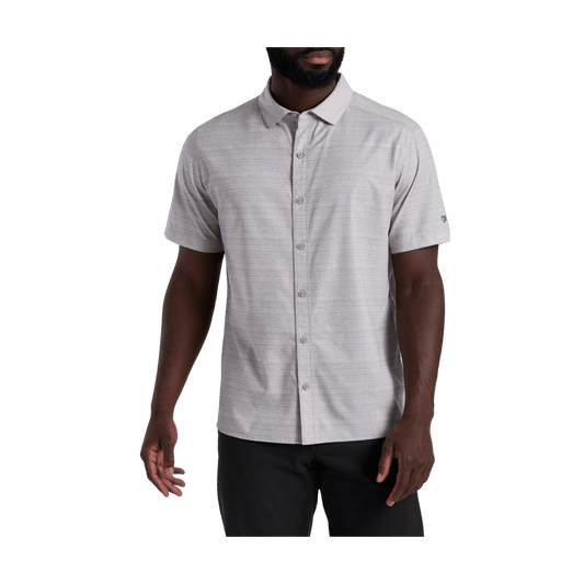 KUHL MEN'S BREEZE SHORT SLEEVE SHIRT - NATURAL - FRONT VIEW