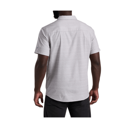 KUHL MEN'S BREEZE SHORT SLEEVE SHIRT - NATURAL - BACK VIEW